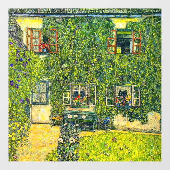 Vinilos Para Cristales Gustav Klimt La Casa de la Guardia (Hoja)