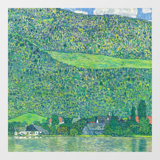 Vinilos Para Cristales Gustav Klimt - Litzlberg am Attersee (Hoja)