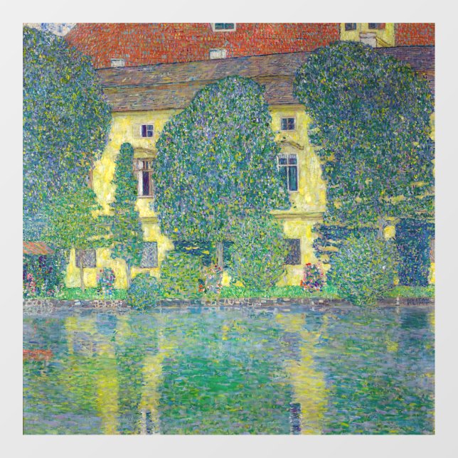 Vinilos Para Cristales Gustav Klimt - Schloss Kammer am Attersee III (Hoja)