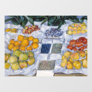 Vinilos Para Cristales Gustave Caillebotte - Fruta mostrada en un stand