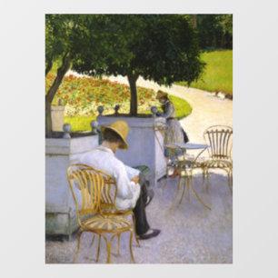 Vinilos Para Cristales Gustave Caillebotte - Los árboles Naranjas