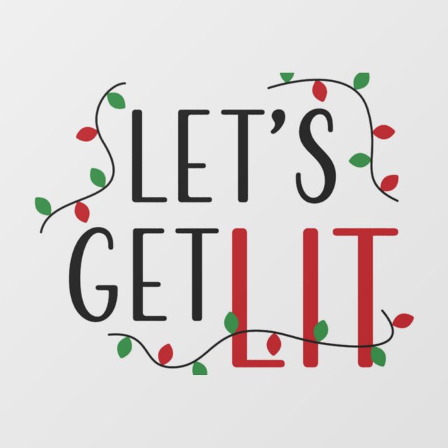 Vinilos Para Cristales Hagamos que la luz (Hoja)