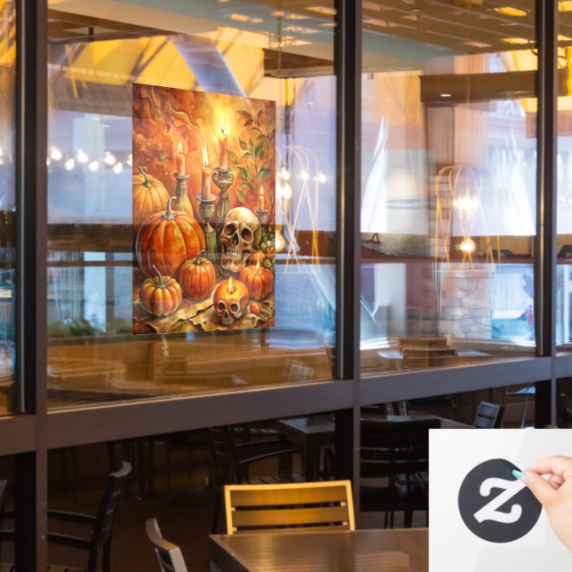 Vinilos Para Cristales Halloween Art Window Cling (ventana del restaurante)