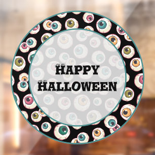 Vinilos Para Cristales Halloween Eyeballs