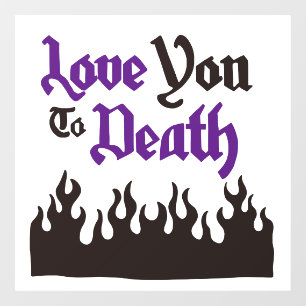 Vinilos Para Cristales Halloween Guay Spooky Whimsical Typography Purple