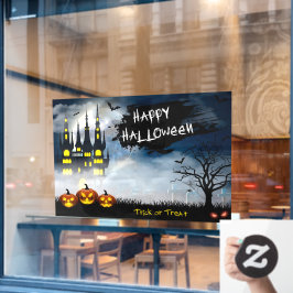 Vinilos Para Cristales Halloween Hauned House Window Cling