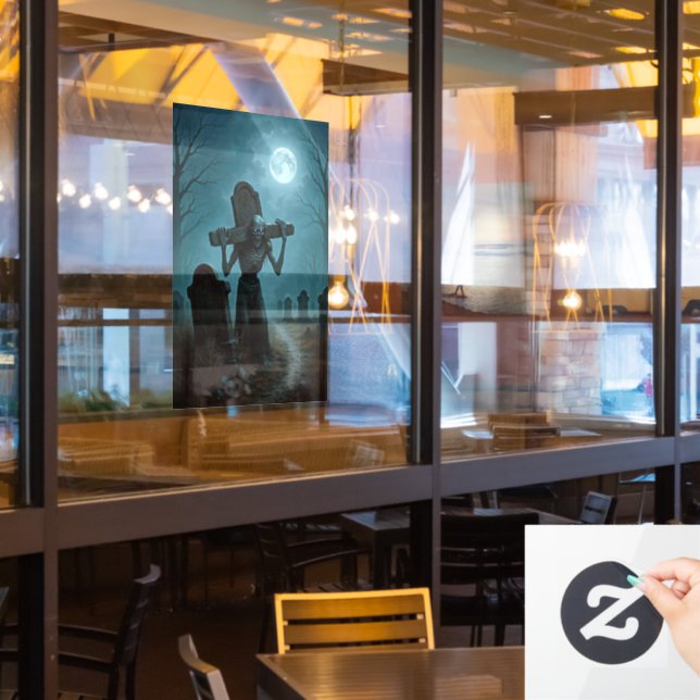 Vinilos Para Cristales Halloween Horror Window Cling (ventana del restaurante)