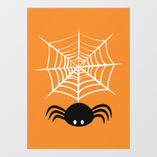 Vinilos Para Cristales Halloween Spider Web