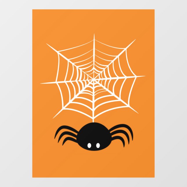 Vinilos Para Cristales Halloween Spider Web (Hoja)