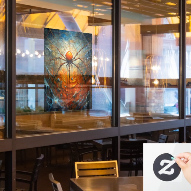 Vinilos Para Cristales Halloween Spider Window Cling (ventana del restaurante)