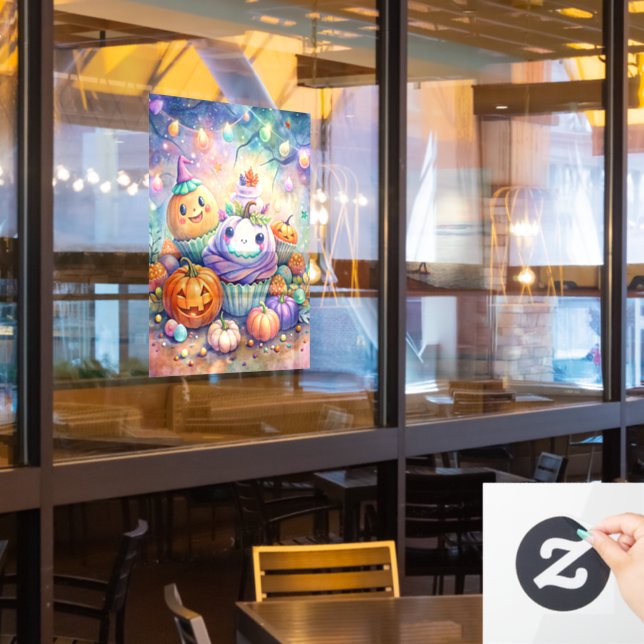 Vinilos Para Cristales Halloween Sweets Window Cling (ventana del restaurante)