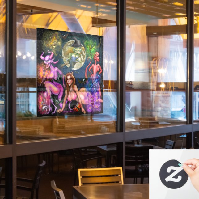 Vinilos Para Cristales Halloween Window Cling (ventana del restaurante)