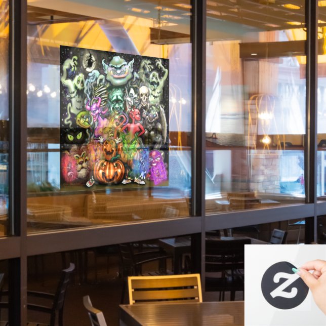 Vinilos Para Cristales Halloween Window Cling (ventana del restaurante)