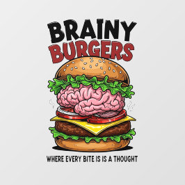 Vinilos Para Cristales Hamburguesas inteligentes