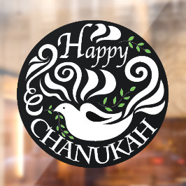Vinilos Para Cristales Hanukkah Dove Love Window Cling
