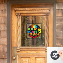 Vinilos Para Cristales Hanukkah Está Llenando La Ventana De Funukkah