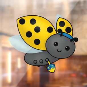 Vinilos Para Cristales Hanukkah Ladybug