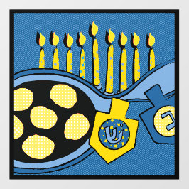 Vinilos Para Cristales Hanukkah Latkes Menorah Dreidel Window Cling