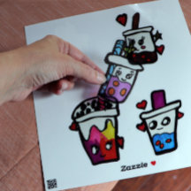 Happy Boba Tea Bubble Teas Bobas Kawaii