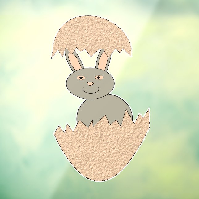 Vinilos Para Cristales Hatching de Bunny de Egg Weird (Hoja 3)