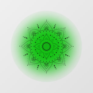 Vinilos Para Cristales Heart Chakra