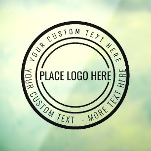 Vinilos Para Cristales hecho a mano con el logotipo del personalizado de
