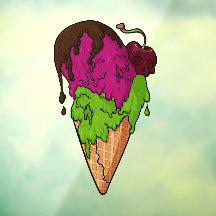 Helado de cráneo de baya mortalmente dulce