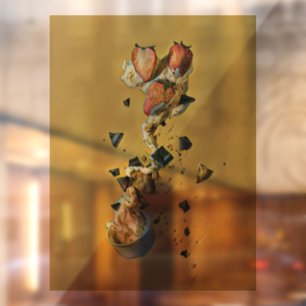Vinilos Para Cristales Helados de fresa