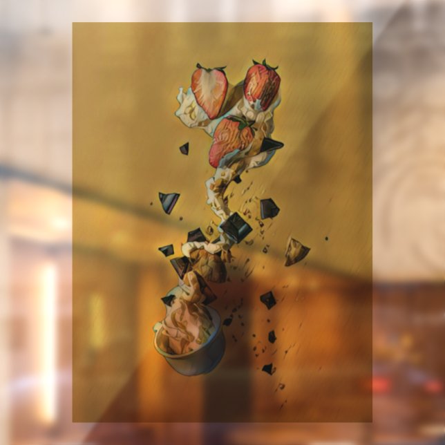 Vinilos Para Cristales Helados de fresa (Hoja 2)