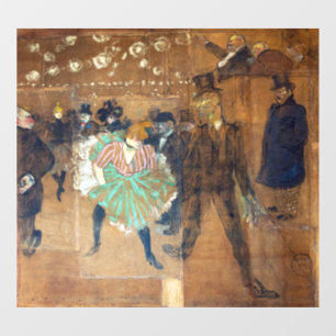 Vinilos Para Cristales Henri de Toulouse-Lautrec - Danza en la Roque