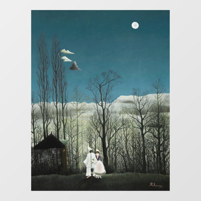 Vinilos Para Cristales Henri Rousseau - Noche de Carnaval (Hoja)