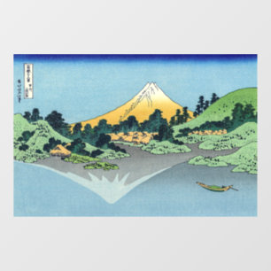 Vinilos Para Cristales Hokusai - El Monte Fuji reflexiona en el lago Kawa