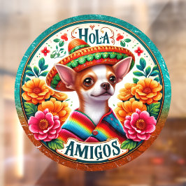 Vinilos Para Cristales Hola Amigos - ¡Tan Lindos!
