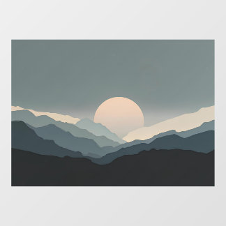 Vinilos Para Cristales Horizonte Fauvista | Luna de Carbón ADA Mini M Tan