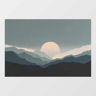Vinilos Para Cristales Horizonte Fauvista | Tanque ADA 45-P Luna de Carbó