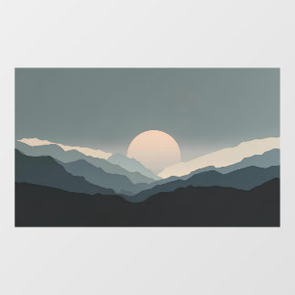 Vinilos Para Cristales Horizonte Fauvista | Tanque ADA 60-P Luna de Carbó