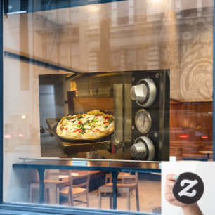 Vinilos Para Cristales Horno de pizza de pizzería Cocina italiana Pizzerí