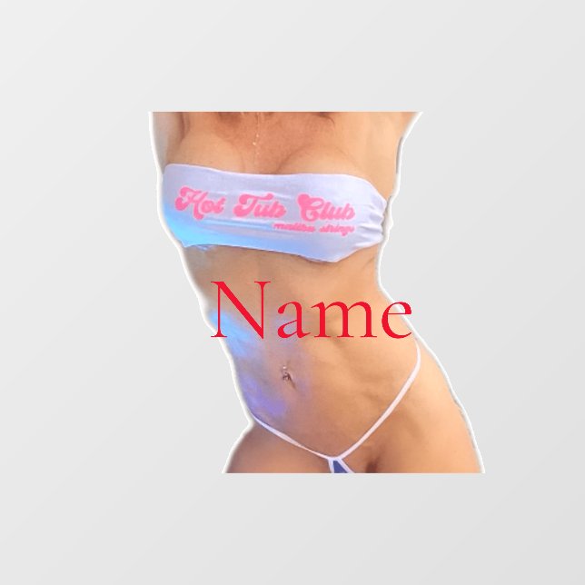 Vinilos Para Cristales Hot Tub Club Thunder_Cove (Hoja)