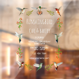 Vinilos Para Cristales Hummingbird