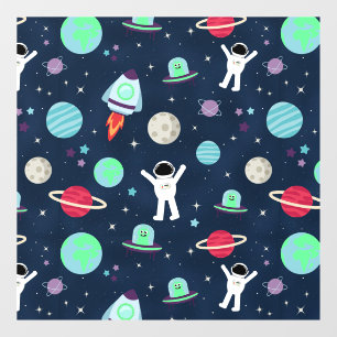 Vinilos Para Cristales ilustración de patrón espacial