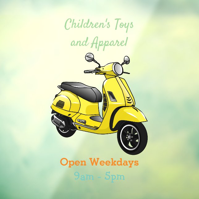 Vinilos Para Cristales Ilustracion de personalizado de motocicleta con ci (Hoja 3)