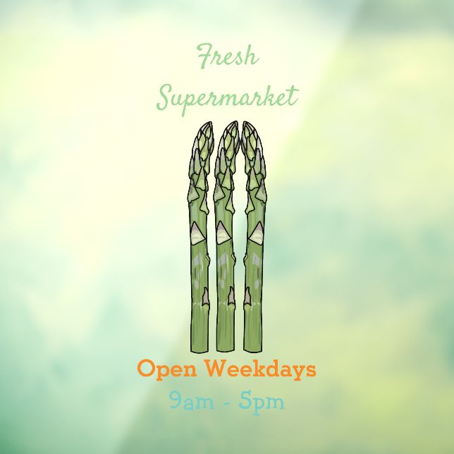 Vinilos Para Cristales Ilustracion personalizado Asparagus (Hoja 3)