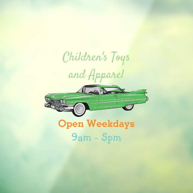 Vinilos Para Cristales Ilustracion personalizado clásico de 1959 (Hoja 3)