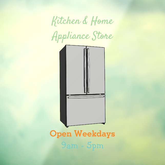 Vinilos Para Cristales Ilustracion personalizado frigorífico de puerta fr (Hoja 3)