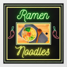 Imagen frontal del tazón de fideos del restaurante