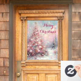 Vinilos Para Cristales Impresionante árbol de Navidad