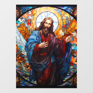 Vinilos Para Cristales Impresionante Lluvia de ventana de Jesús 2