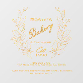 Vinilos Para Cristales Información sobre la compañía con el logotipo de l