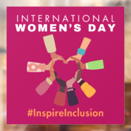 Vinilos Para Cristales Inspire Inclusion International Women's Day