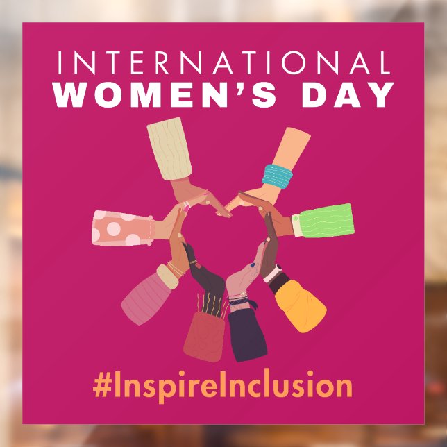 Vinilos Para Cristales Inspire Inclusion International Women's Day (Hoja 2)